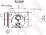 Cilindr. Freno Post FIAT FIORINO Box 1.4 2008