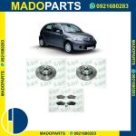 KIT DISCHI FRENO E PASTIGLIE CITROEN C3 dal 2002 ANTERIORE DISCO PIENO