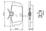 P.FRENO FIAT MAREA POST