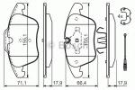 P.FRENO CITROEN - C5 BREAK (TD_) - 2.0 HDI 08>
